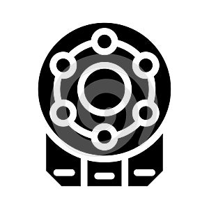 centrifuge laboratory equipment glyph icon vector illustration