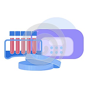 Centrifuge laboratory separation equipment kit medical illustration