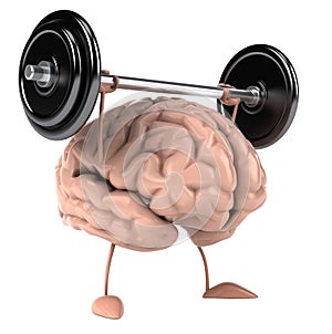 Human brain illustration photo