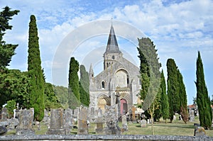 Centuries-old church and cemetery