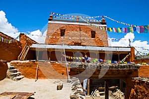 Century Old Jampa Lhakang Monastery in Lo Manthang of Upper Mustang in Nepal