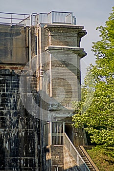 Century Old Structure At Historic Peterborough Lift Lock