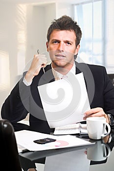 CEO - Businessman in office