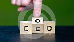 CEO or COO.