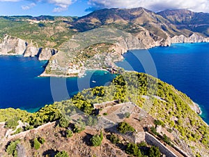 Cephalonia Island Assos Village and Fortress one of the most beautiful travel destinations on the island