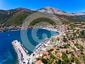 Cephalonia Island small port Agia Effimia yachts harbour