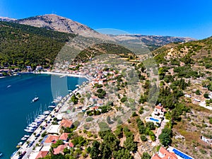 Cephalonia Island small port Agia Effimia yachts harbour