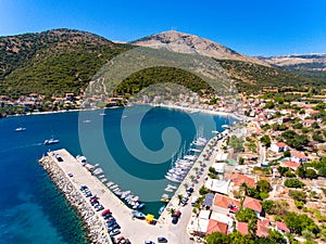Cephalonia Island small port Agia Effimia yachts harbour