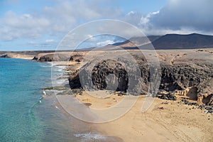 Cera beach, Papagayo beaches, Lanzarote, Canary Islands, Spain photo