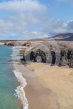 Cera beach, Papagayo beaches, Lanzarote, Canary Islands, Spain photo