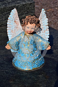 Ceramic angel, guarding angel cemetery, sleeping angel cemetery, dreaming angel cemetery, angel made from ceramic, angel cemetery
