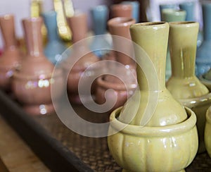 Ceramic bottle for libation ceremony