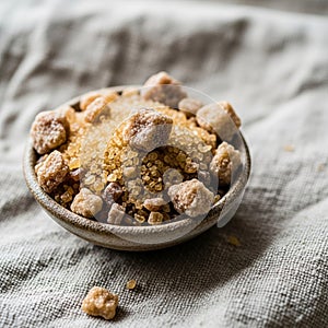 A ceramic bowl filled with mixed