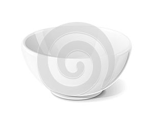 Ceramic bowl for food. Tableware. Eps10 vector