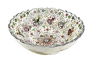 Ceramic Bowl. Turkey Kutahya Ã§ini kase