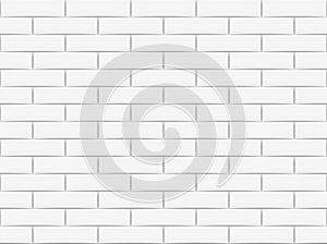 Ceramic brick tile wall. Vector illustration. Eps 10