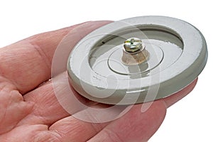 Ceramic capacitor in hand