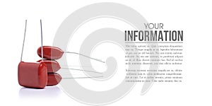 Ceramic capacitor radio components