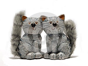 Ceramic cats