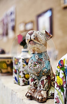 Ceramic craftworks in Yazd, Iran