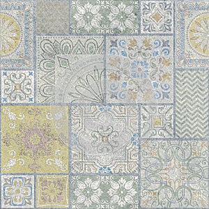 Ceramic decore wall tile texture