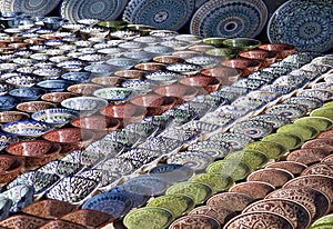 Ceramic dishware, Uzbekistan