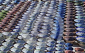 Ceramic dishware, Uzbekistan