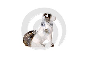 Ceramic dog figurine