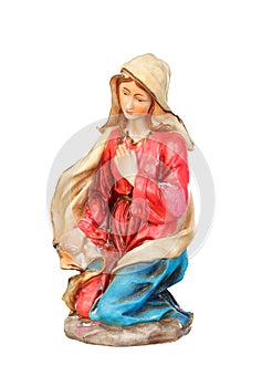 Ceramic figure of the Virgin Mary
