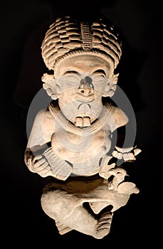 Ceramic figurine from a culture in Manabi, Ecuador photo