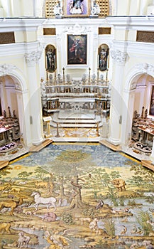 Ceramic floor of San Michele (Saint Michael) church, Anacapri photo