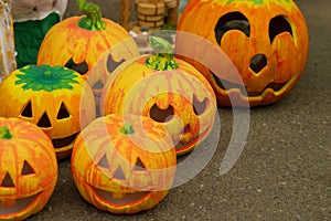 Ceramic hellowen pumpkin