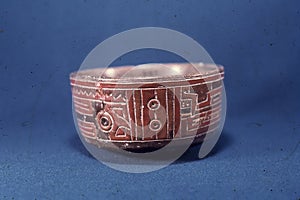 Ceramic -huaco- from the Paracas culture was an important pre-Columbian civilization of Ancient Peru