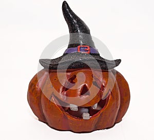 A ceramic Jack O Lantern