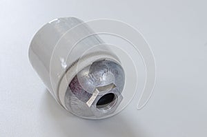 Ceramic lamp holder isolated on white background