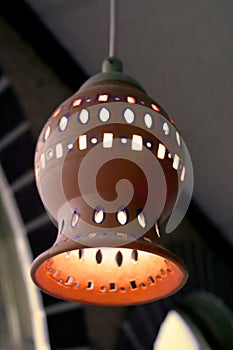 Ceramic light shade