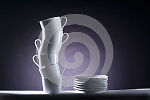 Ceramic movement in violet