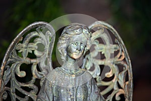 Ceramic Old Angel garden Background day light