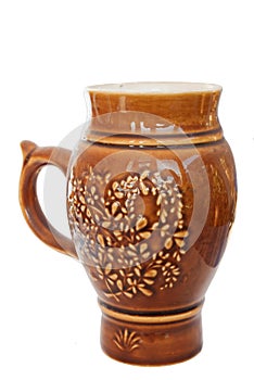 Ceramic ornate mug