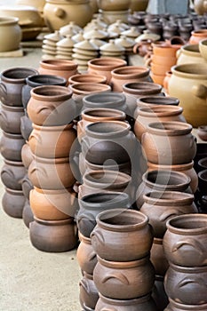 Ceramic pieces for sale in Maragogipinho in the city of Aratuipe, Bahia photo