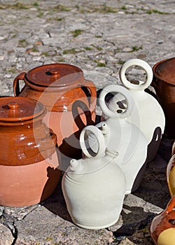 Ceramic pitchers 