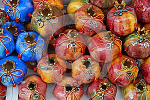 Ceramic Pomegranate Souvenirs, Tinos Greek Island