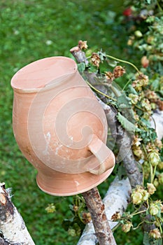 Ceramic pot, country lifestyle