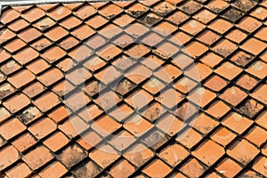 Ceramic roof pattern with selective focus