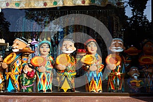 Ceramic souvenir at market in Samarkand