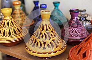 Ceramic Souvenirs of Fez, Morocco