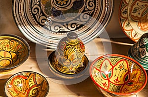 Ceramic Souvenirs of Fez, Morocco