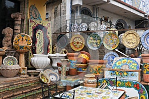 Ceramic souvenirs from Sicily
