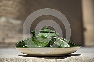 Ceramic tableware set from Samarkand