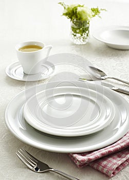 Ceramic tableware and Soupspoon